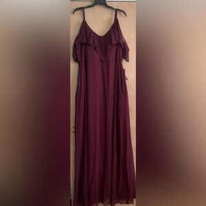 2X BIRDY GREY “Jane” CABARNET Dress off shoulder flowy sleeves,POCKETS! W Tags